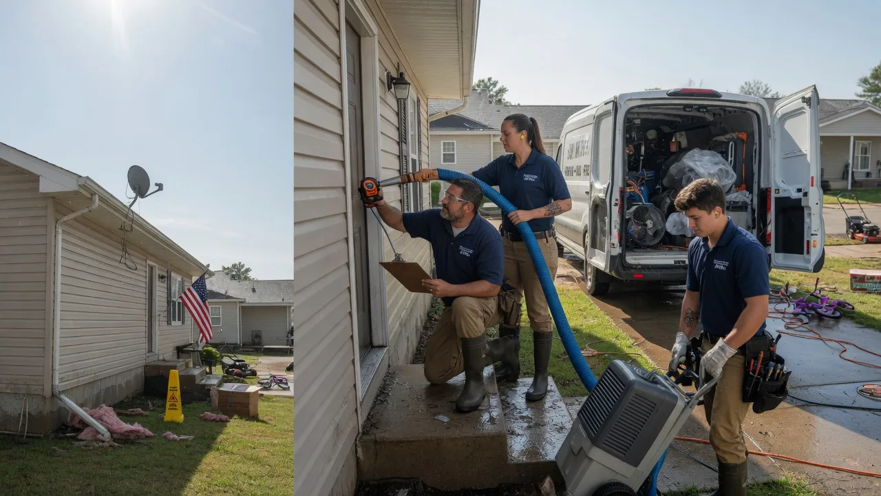 Ceiling Water Damage Restoration in Dakota City, IA near me